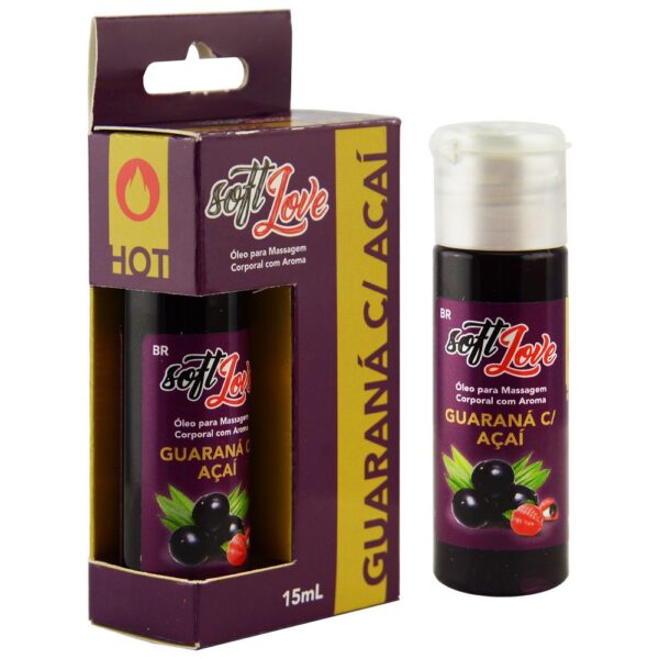 GEL CALIENTE CON SABOR A GUARANA ACAI 15 GRAMOS