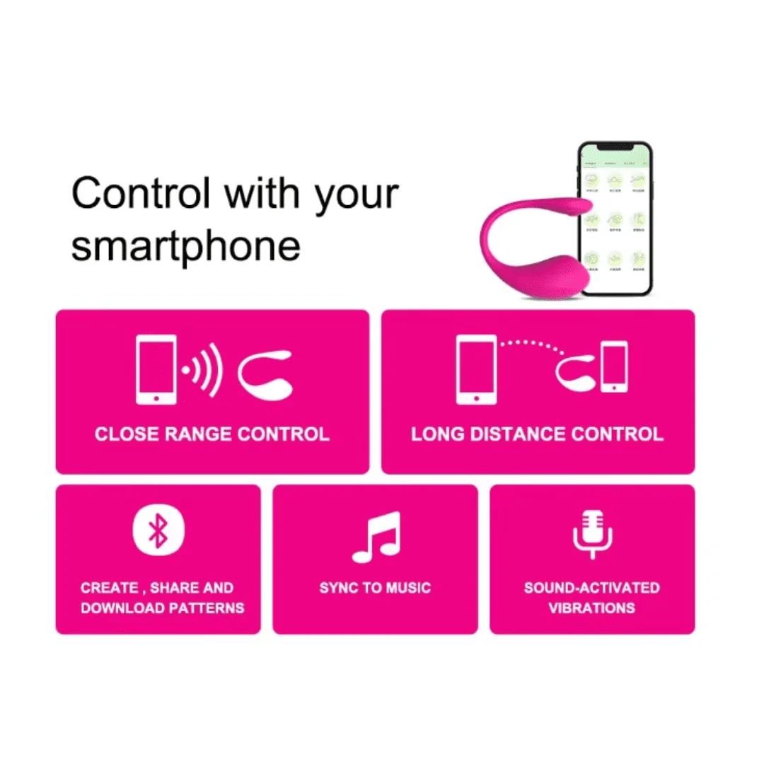 Vibrador a control APP BallJump! MF1032 - Imagen 5