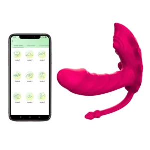 Vibrador con Aplicación y Triple Estimulación